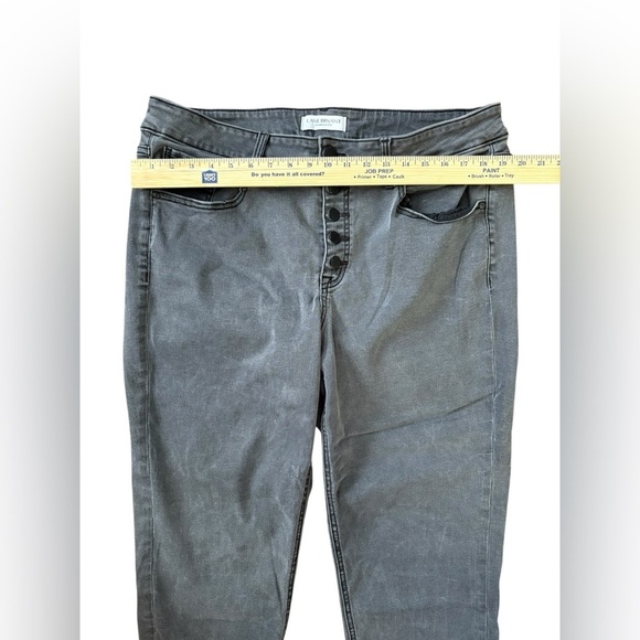 Lane Bryant Stretch High Rise Straight Crop Black Size 20 - Picture 4 of 8